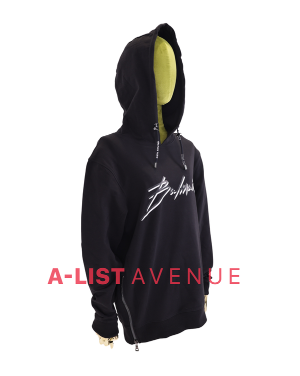 Balmain Hoodie Black #8577