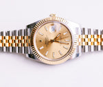 Rolex Datejust 41 Two Tone Champagne Index Dial