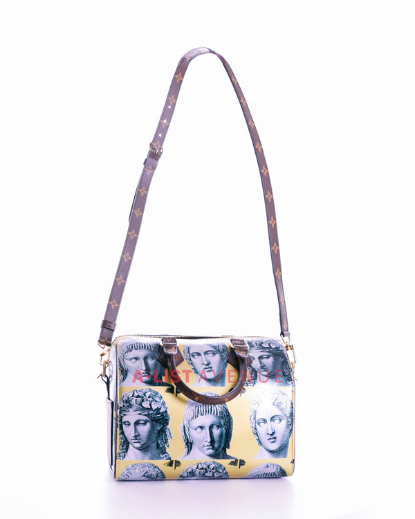 LV x Fornasetti limited edition Speedy Bandoulière 25 handbag