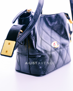 Chanel Lunch Bag Purse With Stap