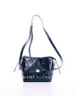 Chanel Lunch Bag Purse With Stap