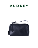 F16 AUDREY Lambskin Hand/Sling Bag in Black