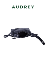 F16 AUDREY Lambskin Hand/Sling Bag in Black