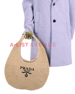 Prada Rattan Bag With Free Compact Mirror