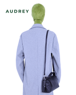 F16 AUDREY Lambskin Hand/Sling Bag in Black