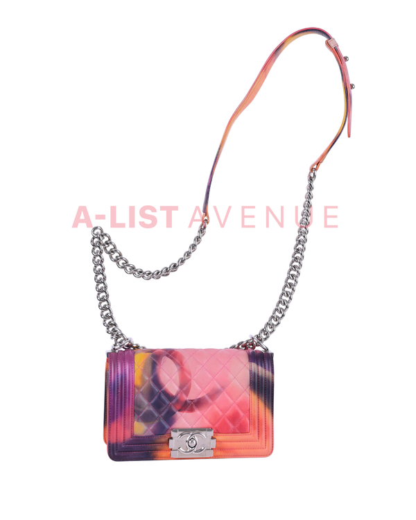 Chanel Flower Power Boy Mini Bag in Multi-Color