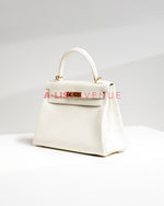 HERMES KELLY 28 GHW WHITE