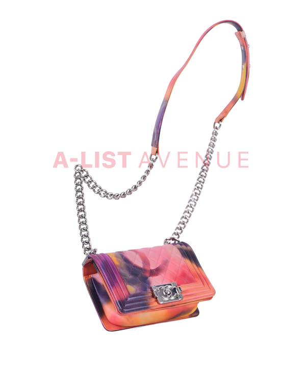 Chanel Flower Power Boy Mini Bag in Multi-Color