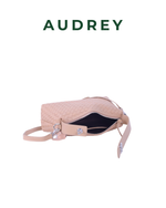 F16 AUDREY Lambskin Hand/Sling Bag in Beige