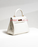 HERMES KELLY 28 GHW WHITE