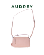 F16 AUDREY Lambskin Hand/Sling Bag in Beige