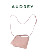 F16 AUDREY Lambskin Hand/Sling Bag in Beige
