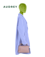 F16 AUDREY Lambskin Hand/Sling Bag in Beige