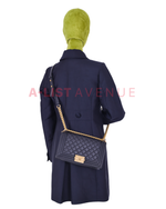 Chanel Black Quilted Lambskin Medium boy Bag