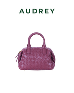 S11 AUDREY Lambskin Mini Speedy Bag in Maroon