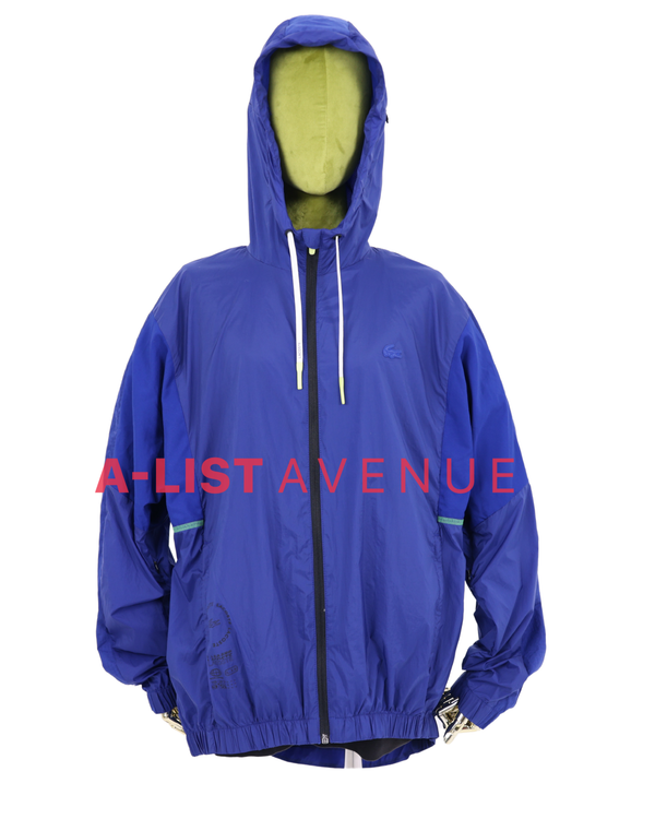 Lacoste Packable Windbreaker Blue