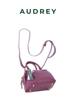 S11 AUDREY Lambskin Mini Speedy Bag in Maroon