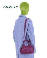 S11 AUDREY Lambskin Mini Speedy Bag in Maroon