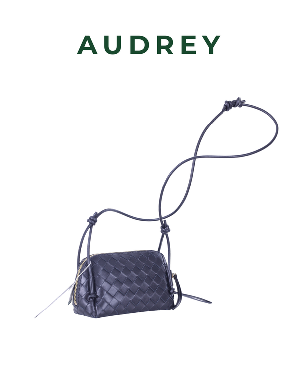 B2 AUDREY Lambskin Mini Sling Bag Black