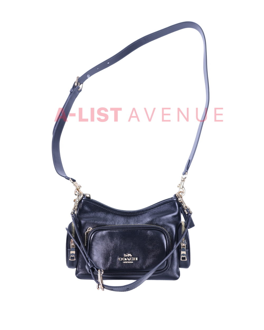 Coach Laurel Shoulder Bag 22 Black color