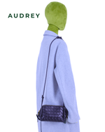 B2 AUDREY Lambskin Mini Sling Bag Black