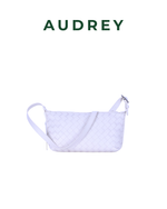 E12 AUDREY Lambskin Sling Bag in White