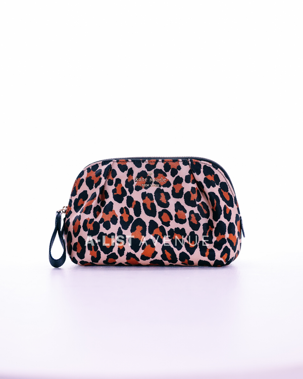 Kate Spade Chelsea Spotted Leopard Cosmetic Bag