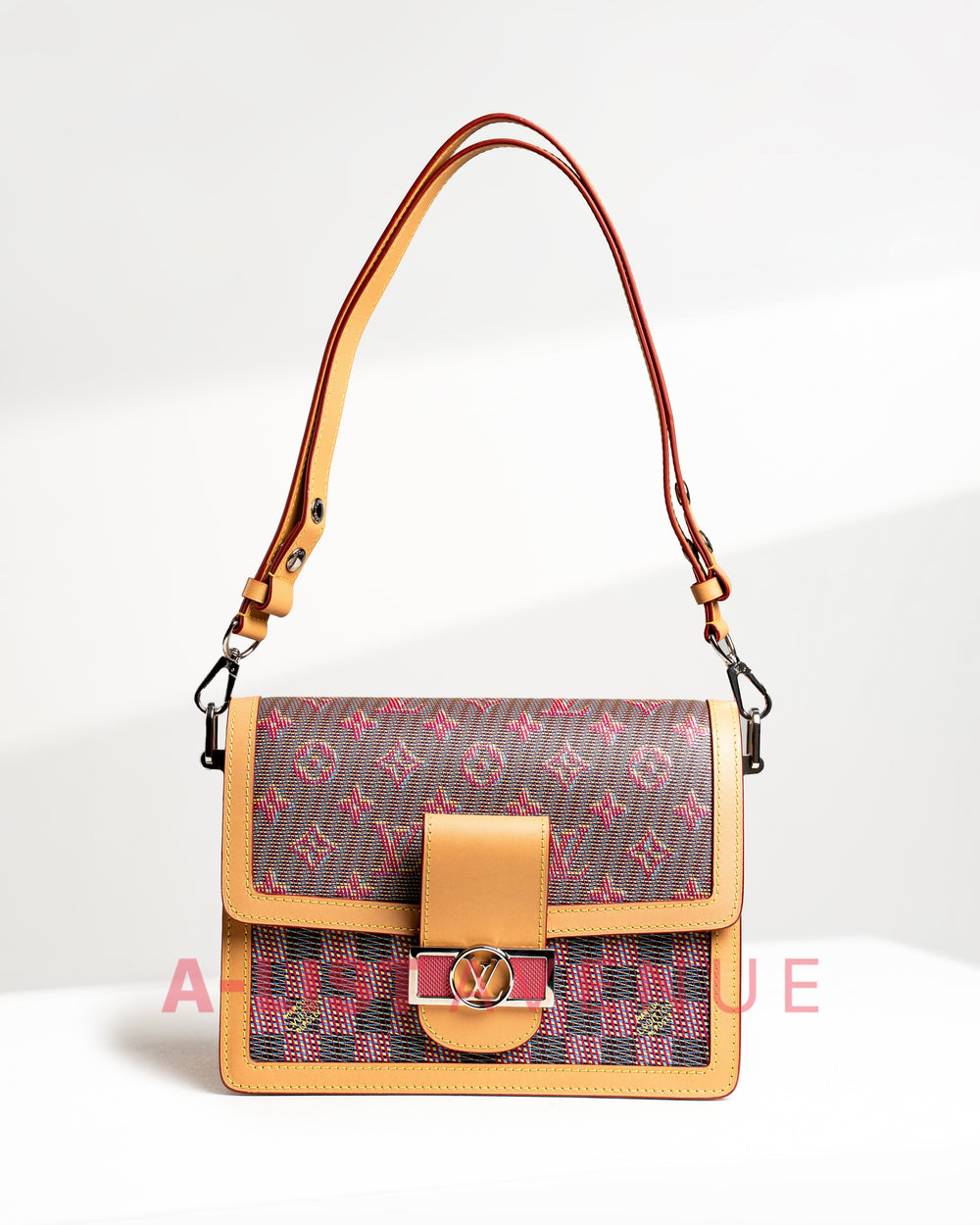 LV Dauphine Damier Monogram LV Pop Canvas MM