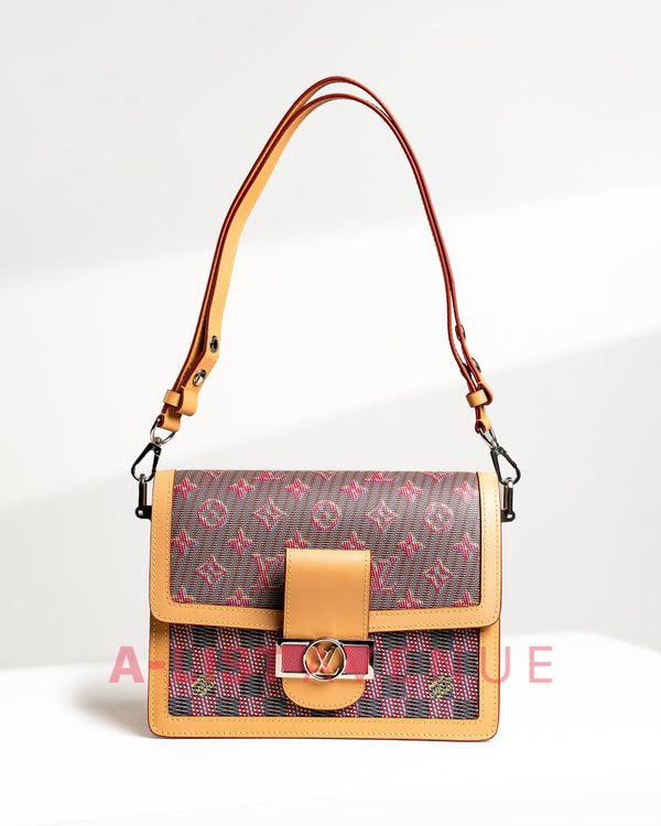 LV Dauphine Damier Monogram LV Pop Canvas MM
