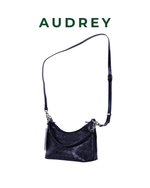 C16 AUDREY Lambskin Kili Bag in Black