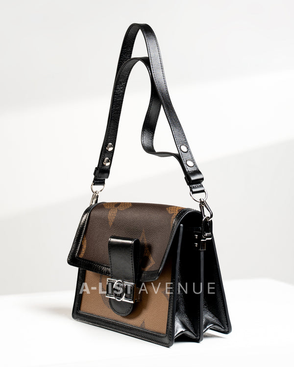 LV Dauphine MM Bag Monogram Reverse Canvas