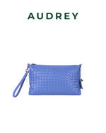 E10 AUDREY Lambskin Sling Bag Blue