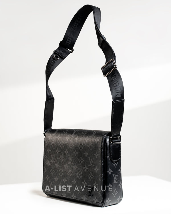 LV District PM Messenger Bag Monogram Eclipse Canvas