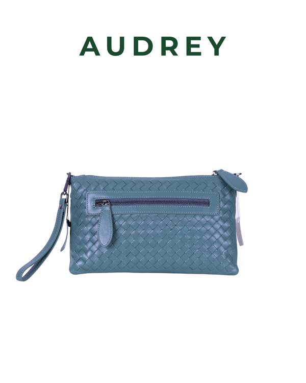 E10 AUDREY Lambskin Sling Bag Green