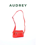 B29 AUDREY Premium Leather Sling Bag Red