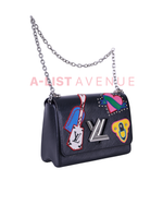 LV Twist MM Lock Epi Leather Travel Stickers Bag