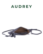 E10 AUDREY Lambskin Sling Bag Gray