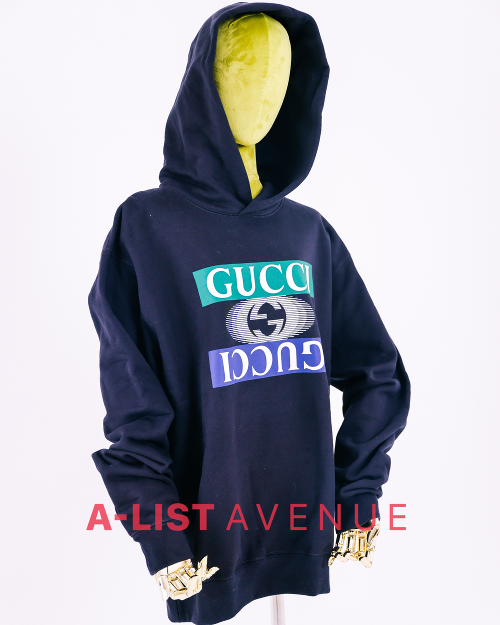 Gucci Felted Jersey Hoodie