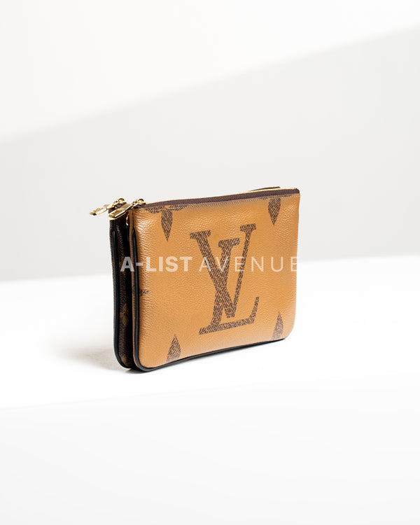LV Double Zip Pochette Reverse