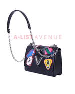 LV Twist MM Lock Epi Leather Travel Stickers Bag