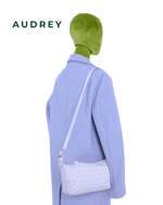 E12 AUDREY Lambskin Sling Bag in White