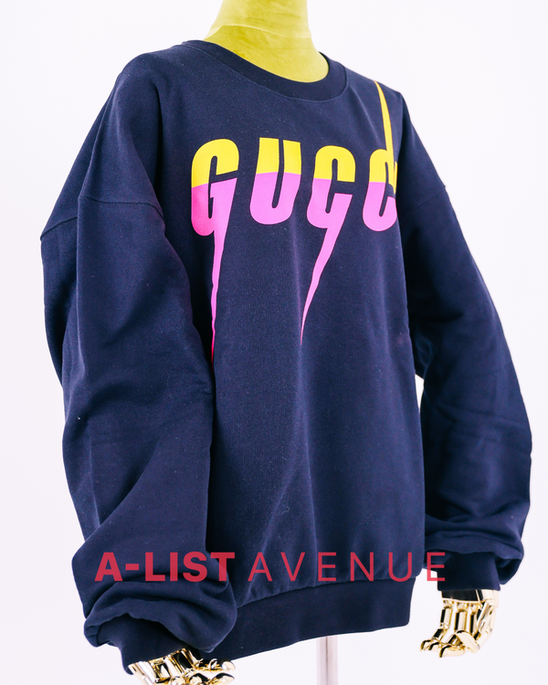 Gucci Blade Logo Cotton Sweatshirt