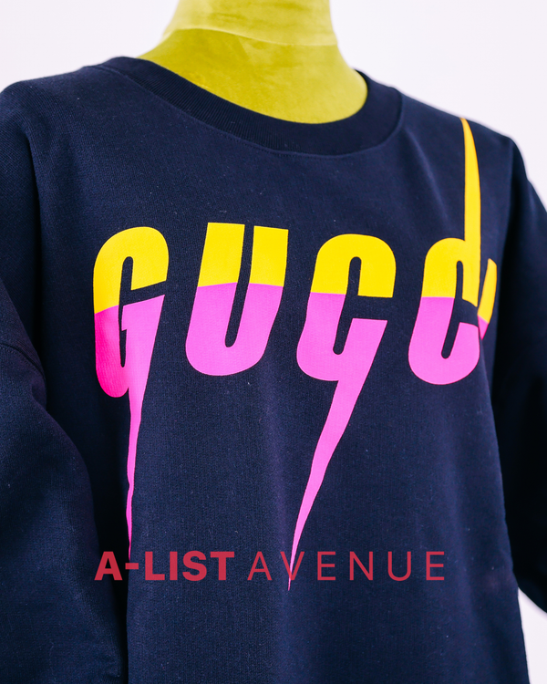 Gucci Blade Logo Cotton Sweatshirt