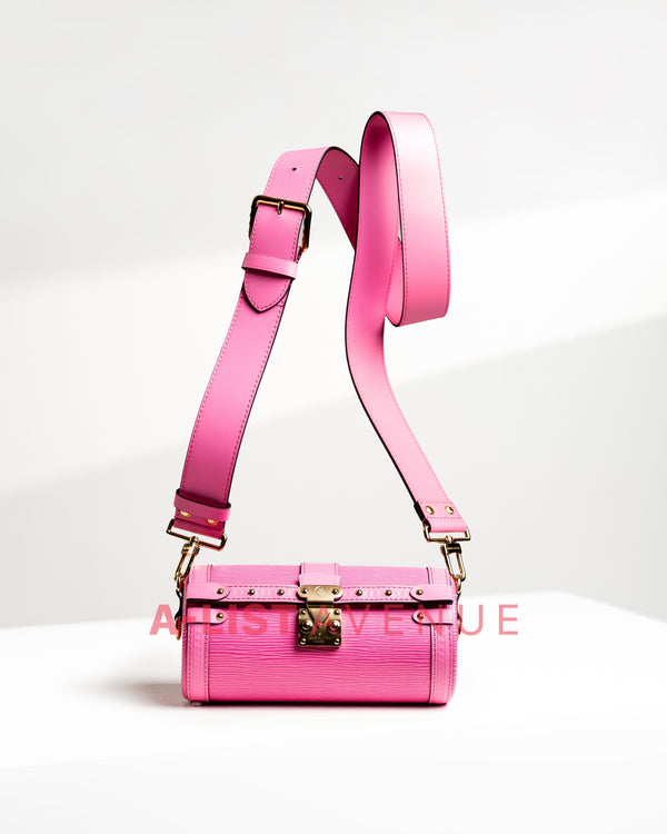 LV Papillon Trunk Bag Pink Epi Leather