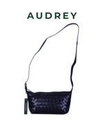 E12 AUDREY Lambskin Sling Bag in Black