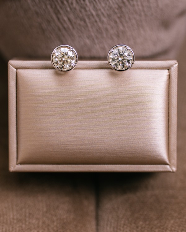 Natural Diamonds 3+ Carats Each  Earring