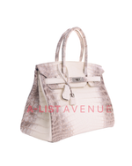 Hermes Niloticus Crocodile Himalaya Birkin 30 PHW