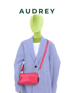 B29 AUDREY Premium Leather Sling Bag Red
