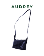 E12 AUDREY Lambskin Sling Bag in Black