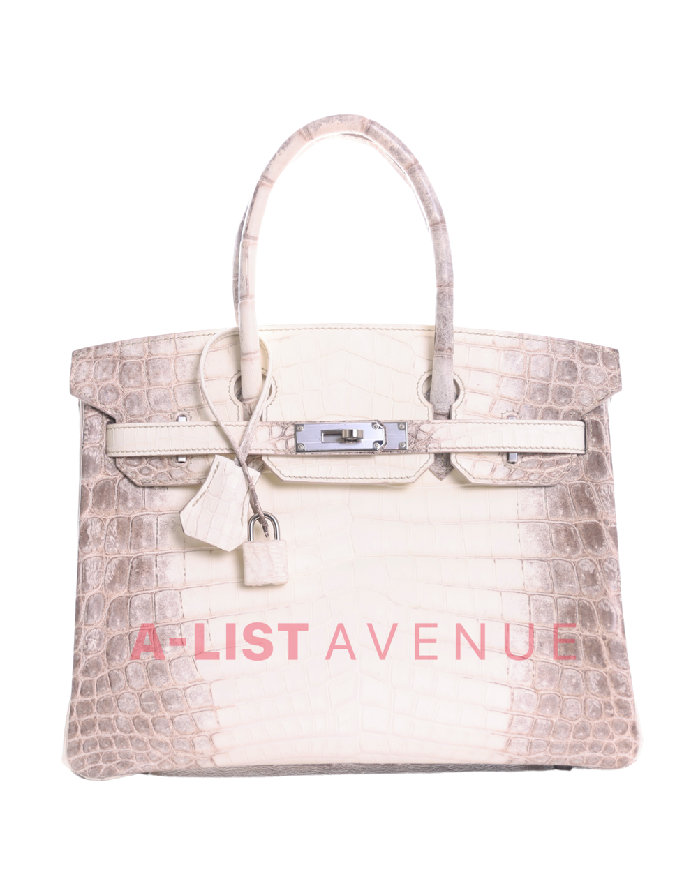 Hermes Niloticus Crocodile Himalaya Birkin 30 PHW